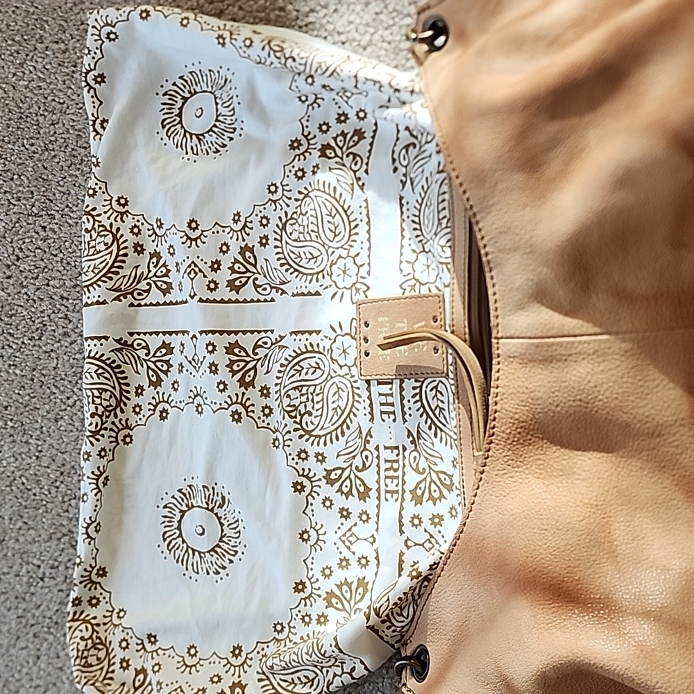 We The Free Sabine Slouchy Bag Washed Toffee Color - Picture 7 of 11